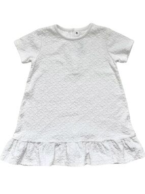 Dior Baby White Oblique Cotton Dress